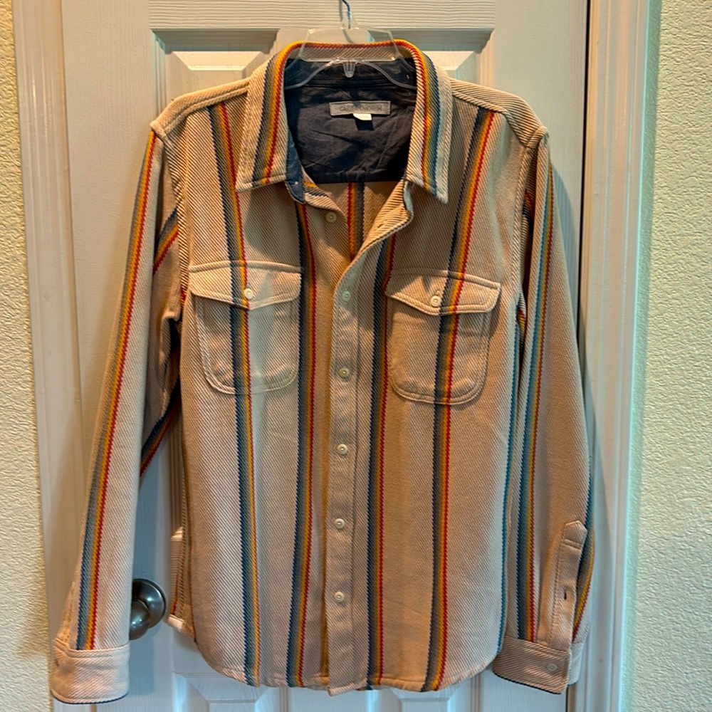 Outerknown women’s blanket shirt, size Large